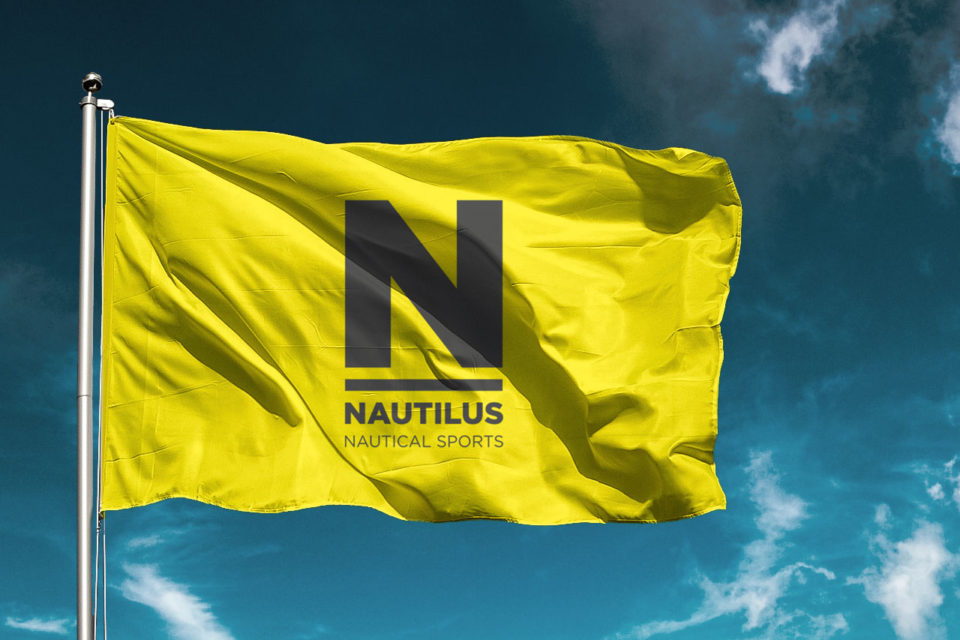 Adaptacion branding Nautilus a elementos de señaletica Adaptacion branding Nautilus a elementos de señaletica