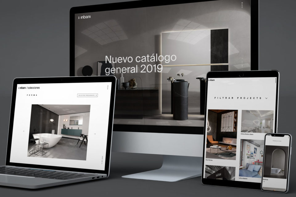 Página web responsive de Inbani Página web responsive de Inbani